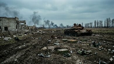russia-ukrain conflict symbolic image